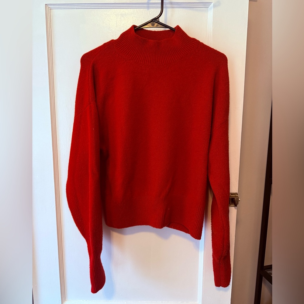 & Other Stories Red Turtleneck Sweater